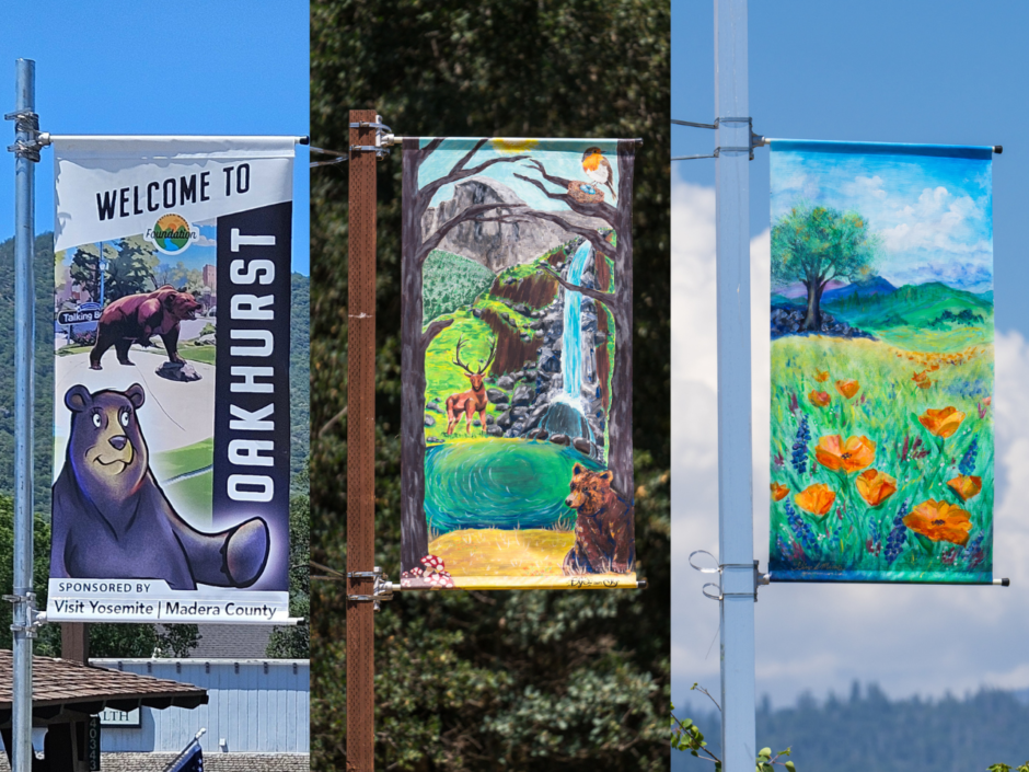 Yosemite’s Southern Gateway Enlivened with New Community Art Banner Display